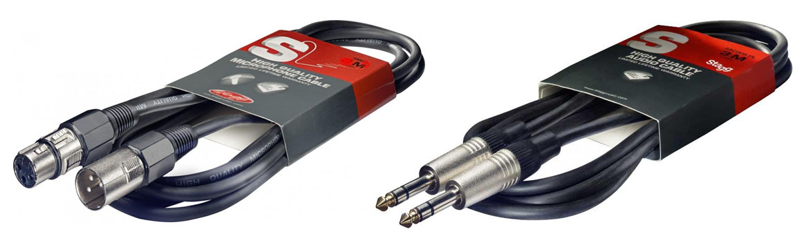 Stagg XLR and balanced jack cables